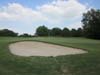 Bunker protecting the 17th green